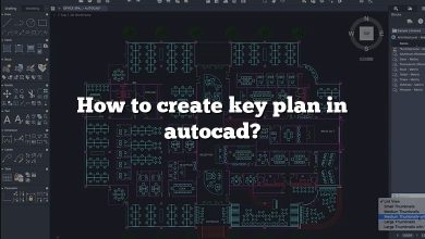 How to create key plan in autocad?