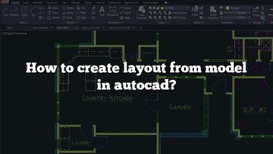 How to create layout from model in autocad?