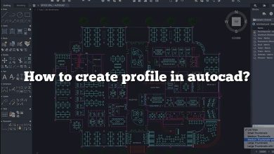 How to create profile in autocad?