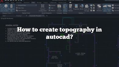 How to create topography in autocad?