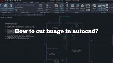 How to cut image in autocad?