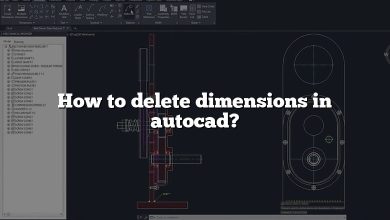 How to delete dimensions in autocad?