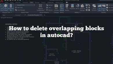 How to delete overlapping blocks in autocad?