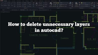 How to delete unnecessary layers in autocad?