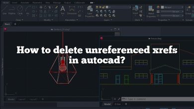 How to delete unreferenced xrefs in autocad?