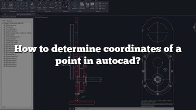 How to determine coordinates of a point in autocad?