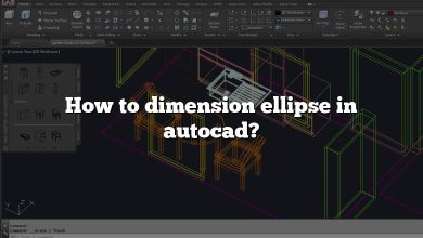 How to dimension ellipse in autocad?