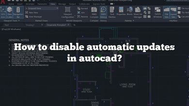 How to disable automatic updates in autocad?