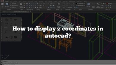 How to display z coordinates in autocad?