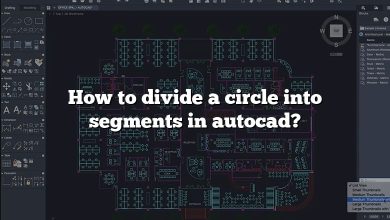 How to divide a circle into segments in autocad?