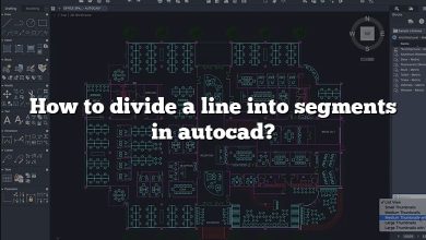 How to divide a line into segments in autocad?