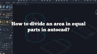 How to divide an area in equal parts in autocad?