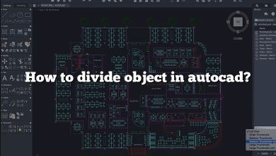 How to divide object in autocad?