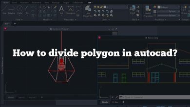 How to divide polygon in autocad?