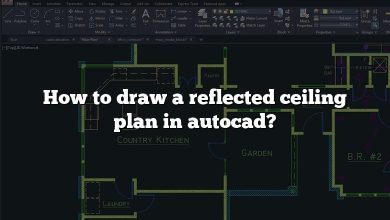 How to draw a reflected ceiling plan in autocad?