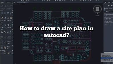 How to draw a site plan in autocad?