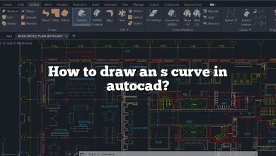 How to draw an s curve in autocad?