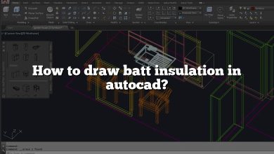 How to draw batt insulation in autocad?