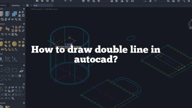 How to draw double line in autocad?