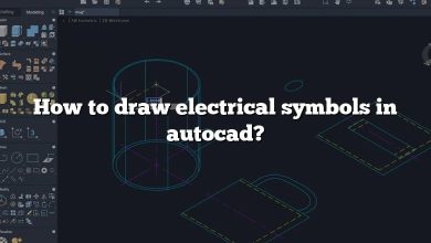 How to draw electrical symbols in autocad?