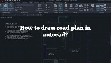 How to draw road plan in autocad?