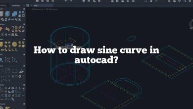 How to draw sine curve in autocad?