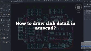 How to draw slab detail in autocad?