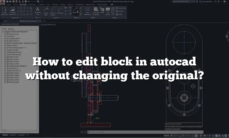 How To Edit Block In Autocad Without Changing The Original CADdikt How To Edit Block In Autocad Without Changing The Original CADdikt