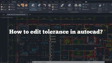 How to edit tolerance in autocad?