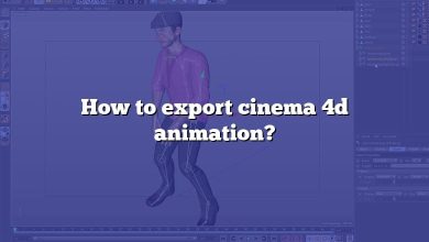 How to export cinema 4d animation?