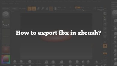 How to export fbx in zbrush?