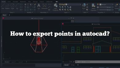 How to export points in autocad?