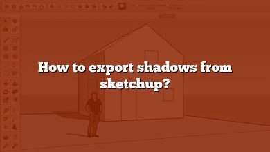 How to export shadows from sketchup?