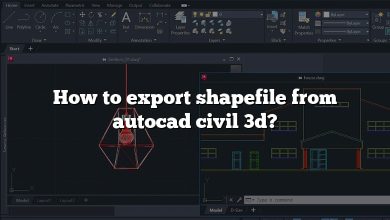 How to export shapefile from autocad civil 3d?