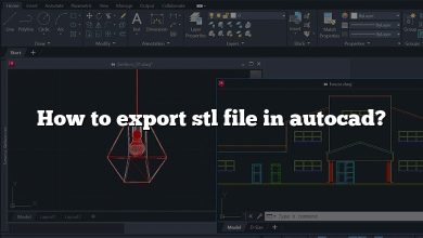 How to export stl file in autocad?