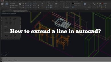 How to extend a line in autocad?
