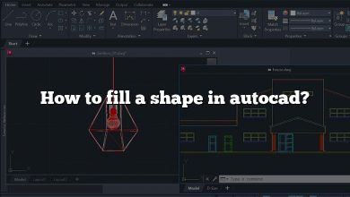 How to fill a shape in autocad?