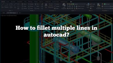 How to fillet multiple lines in autocad?