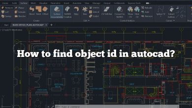 How to find object id in autocad?