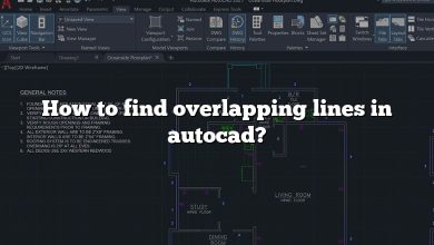 How to find overlapping lines in autocad?