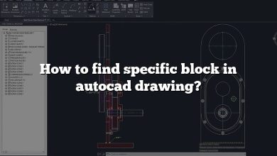 How to find specific block in autocad drawing?