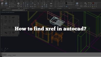 How to find xref in autocad?