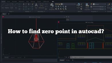 How to find zero point in autocad?