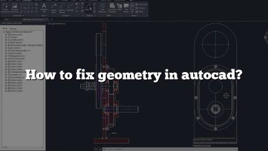 How to fix geometry in autocad?