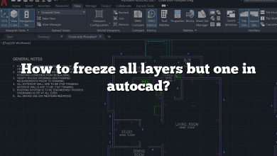 How to freeze all layers but one in autocad?