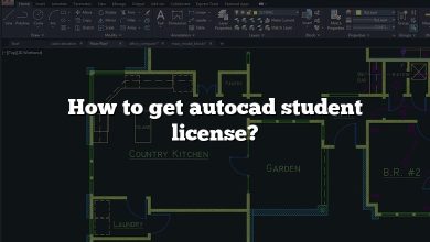 How to get autocad student license?