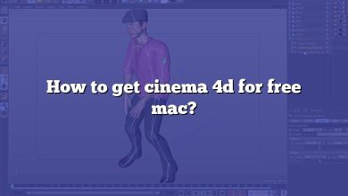 How to get cinema 4d for free mac?