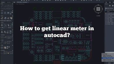 How to get linear meter in autocad?