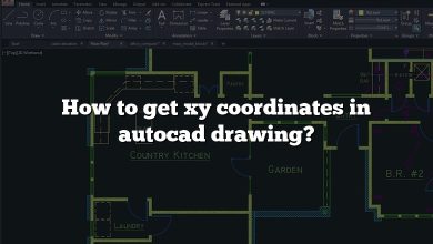 How to get xy coordinates in autocad drawing?