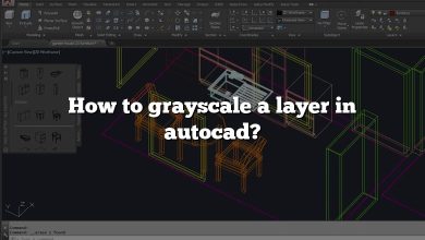 How to grayscale a layer in autocad?